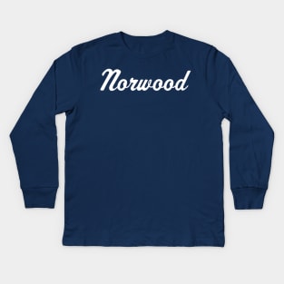 Norwood Script Musketeer Kids Long Sleeve T-Shirt